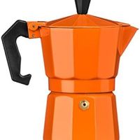 Premier Housewares 3 杯意式浓缩咖啡机 - 橙色