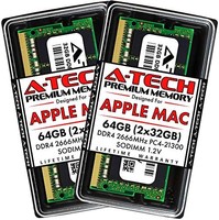 A-Tech 64GB 套件 (2x32GB) RAM 适用于 Apple iMac 和 Mac Mini (2018、2019 和 2020) | DDR4 2666
