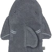 Lassig LÄSSIG 儿童游戏洗浴手套毛巾毛巾面料棉/Play Wash Glove GOTS Shark