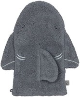 Lassig LÄSSIG 儿童游戏洗浴手套毛巾毛巾面料棉/Play Wash Glove GOTS Shark