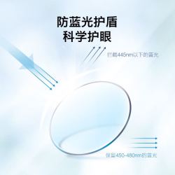 zeiss蔡司电竞16自由曲面防蓝光plus铂金膜镜片定制1片1000度以内