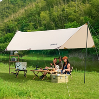 原始人 户外帐篷野餐露营装备遮阳防风防雨防晒