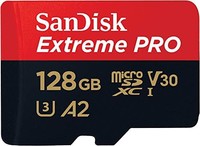 SanDisk 闪迪 128GB Extreme PRO® microSD™ UHS-I 卡 带适配器 C10、U3、V30、A2 200MB/秒读取