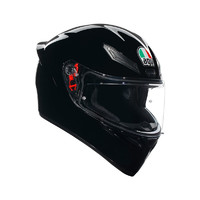 AGV 爱吉威 摩托车头盔 新款K1S 机车四季全盔 骑行跑盔 男女通用 黑色 S