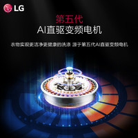 LG 乐金 新品小旋风 10KG滚筒全自动洗衣机家用智能蒸汽除菌 10Y4PA