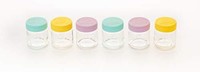 kilner 0025.016 6 件套儿童罐 110ml，玻璃，黄色，紫色