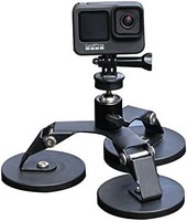 SUREWO Go Pro磁性运动相机支架,三重磁性吸盘支架,兼容 Go Pro Hero，DJI Osmo Action等