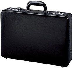 Alassio 41033 – TAROMINA附件箱,由高品质皮革制成,约 45.5 x 33 x 10(+2)厘米,黑色, 黑色, 46 mm, 公文包