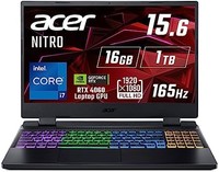 acer 宏碁 游戏笔记本电脑  16GB 内存 1TB SSD RTX 4060 Laptop GPU  15.6英寸 全高清 IPS  165Hz 3ms