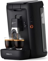 PHILIPS 飞利浦 Domestic Appliances Senseo Maestro 咖啡机,带咖啡浓度选择和备忘录功能,1.2升水箱,颜色:黑色 (CSA260/60)