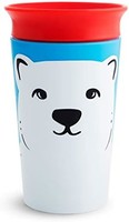 munchkin 满趣健 Miracle 360 WildLove 吸管杯，北极熊，9盎司（约256ml）