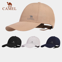 CAMEL 骆驼 棒球帽男女秋季宽檐遮阳帽防晒太阳帽子显脸小运动百搭鸭舌帽
