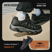 SKECHERS 斯凯奇 男士户外徒步鞋秋冬季保暖城市旅游运动鞋防水登山鞋