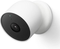 Google 谷歌 Nest Cam – 室内室外智能监控摄像头,白色,1件(1件装)