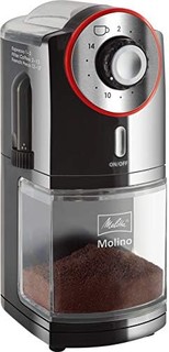 Melitta 美乐家 Molino 电动咖啡研磨机 101901 盘式研磨器，黑色
