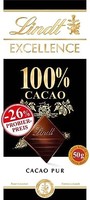 Lindt 瑞士莲 Chocolate EXCELLENCE 100% 可可