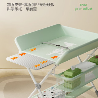NBA 乐韵宝尿布台婴儿护理台多功能可折叠新生儿换尿布操作台 运险