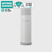 NITORI宜得利家居 高颜值水杯便携杯子家用轻量超保温杯 N-HEATEX 白色500ml