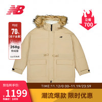 NEW BALANCE 23年女款经典款鸭绒户外连帽羽绒服AWJ33325 INC S