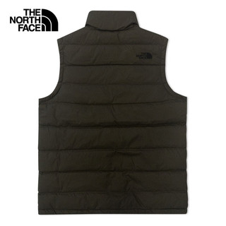 北面（The North Face）羽绒马甲男款户外保暖背心550蓬鹅绒填充防风防水|88R6 21L/绿色 XXL/185