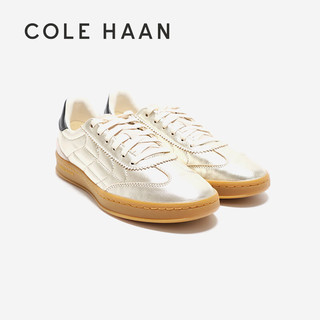 colehaan/歌涵 女鞋休闲鞋 23年秋季德训鞋阿甘鞋运动板鞋W30274 金色-W30274 36