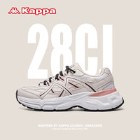                                                                                 KAPPA卡帕男女鞋老爹鞋女鞋子女百搭休闲鞋轻便软底运动鞋 月灰色 35