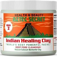 AZTEC SECRET – 印度粘土 1 磅 454g– 深层毛孔清洁面部和身体面膜 – 原创纯钙膨润土 – 新版本 2