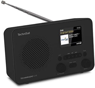 TechniSat TECHNIRADIO 6 IR – 便携式互联网收音机(DAB+,FM,WLAN,蓝牙,彩色显示屏,闹钟