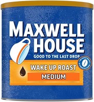 麦斯威尔 Wake Up Roast 中度烘焙咖啡粉（30.65 盎司/868.91 克 罐装）