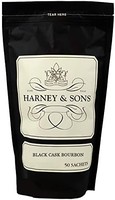 Harney & Sons 黑桶波旁威士忌红茶，香草和焦糖味，波本黑盒，50 袋 /盒