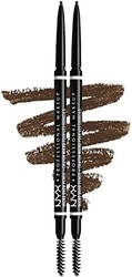 NYX 专业化妆微型眉笔 2 支装 深褐色
