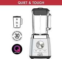 Magimix 11644 Blender Power 5XL 获得 Quiet Mark 认证，金属/玻璃，1500 W，2 升，Satin