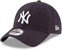 NEW ERA 纽亦华 New York Yankees 核心经典斜纹帽子，Black 9TWENTY