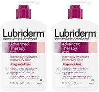 Lubriderm Advanced Therapy 保湿乳液 含维生素E和B5，16液体盎司/473毫升（2件）