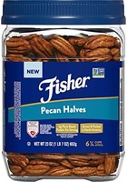 Fisher 纷时乐 Nuts Pecan Halves Pantry Pack Pack Pet 23 盎司，无盐，不含防腐剂