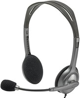 logitech 罗技 立体声耳机麦克风 H111(适用于移动设备的立体声耳机)