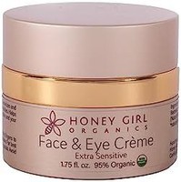 Honey Girl Organics 眼霜 深层保湿 1.75液体盎司(约51.75毫升) 成人维生素E成分 中性肌肤 1件装
