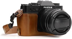 MegaGear Fujifilm X-T20，X-T10 Ever Ready 皮革相机半包和肩带