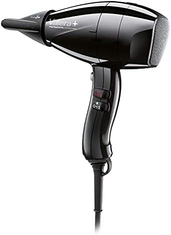 Valera 维力诺 Swiss Nano 6300 Light 离子吹风机，可快速干燥，Sanify 空气净化，2000 瓦，黑色