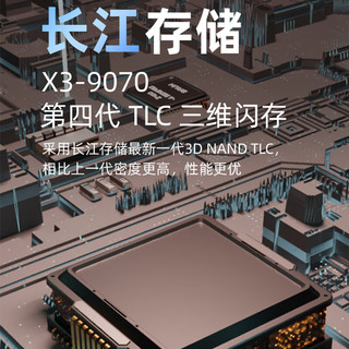 TOPMORE 达墨 固态硬盘4 天枢星4.0 e M2 PCIe笔记本台式机高速硬盘国产颗粒 4TB*