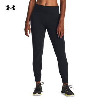 安德玛 UNDERARMOUR）秋冬Meridian女子训练运动束脚长裤1379884 黑色001 XL