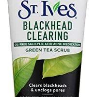 St.Ives 圣艾芙 St. Ives 黑头清洁面部磨砂膏 绿茶 6 盎司(约 170.1 克)(2 件装)
