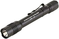 STREAMLIGHT 88033 ProTac 2AA 250 流明 EDC 专业战术手电筒带碱性电池和皮套，黑色，透明零售包装