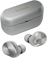 Technics EAH-AZ80E-S 无线耳机 带降噪功能 多点蓝牙 舒适入耳式耳机 播放时间长达 7 小时 银色