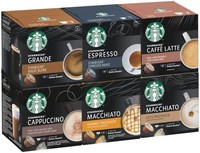 STARBUCKS 星巴克 Dolce Gusto 咖啡豆荚混合杯多种包装，6 个装，共 72 粒胶囊