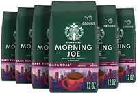STARBUCKS 星巴克 深度烘焙研磨咖啡 — Morning Joe  — 6 袋(每袋12 盎司/340克)