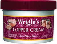 Wright's 铜膏除垢剂 - 用于清洁和抛光锅、水槽、杯子、硬件、平底锅等 - 230 毫升