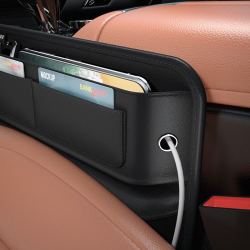 fanchen梵臣汽车夹缝收纳盒车载座椅缝隙储物盒中控台置物收纳神器