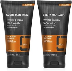 Every Man Jack 活性炭油和抗痘皮肤清洁洗面奶