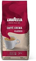 LAVAZZA 拉瓦薩 咖啡豆 適用于制備Caffè Crema Classico，1件裝(1 x 500g)